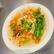 115. Burmese-Style Garlic Oil Dry Noodles (Kyay Oh) 