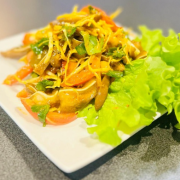118. Pork Ear Salad (Wet Nar Ywet Thoke) 