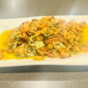 120. Burmese Tea Leaf Salad (Lahpet Thoke) 